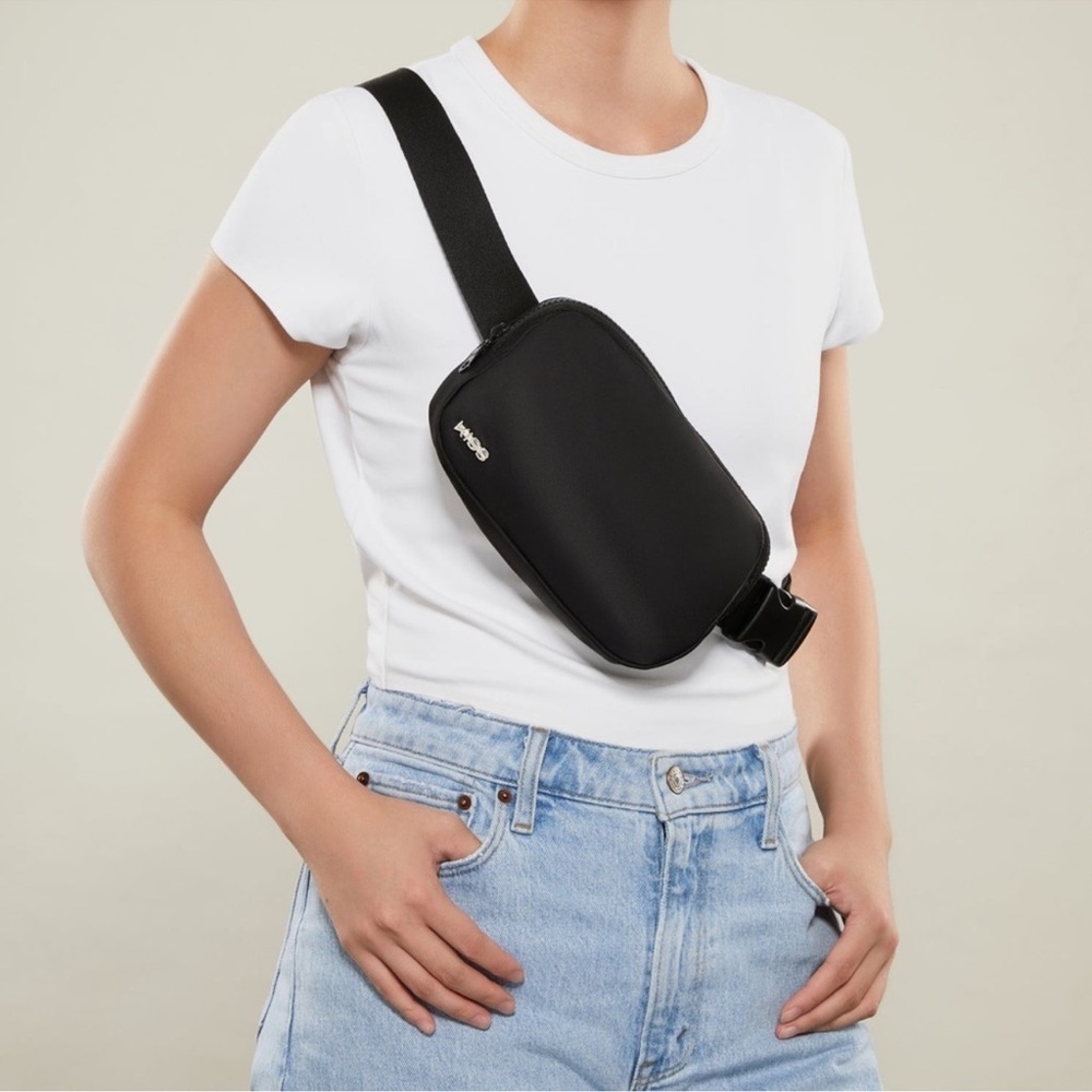 Kiss Convertible Crossbody Fanny Pack Bag